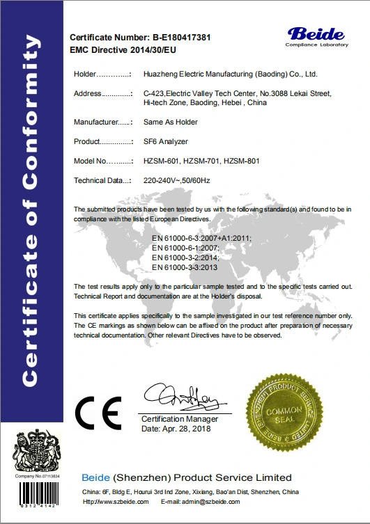 Multi-Functional Comprehensive Dew Point Ppm Purity Decomposition Sf6 Gas Test